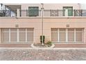 View of the garage with brick paved street at 146 4Th Ne Ave # 600, St Petersburg, FL 33701