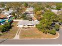 An elevated perspective showcasing the home's surrounding neighborhood at 2850 41St N St, St Petersburg, FL 33713