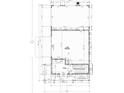 Basement floor plan with a two-car garage and stairwell at 5000 Chancellor Ne St, St Petersburg, FL 33703