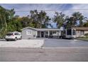 Charming single-story home with blue front door and well-kept lawn with room to park multiple vehicles at 314 E Althea Ave, Tampa, FL 33612