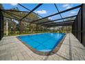 A screened-in pool offers a private and enjoyable swimming experience at 20 2Nd Se Ave, Lutz, FL 33549