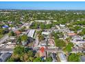 Aerial view of the home's location within the neighborhood, highlighting street access and local amenities at 3101 N 15Th St, Tampa, FL 33605