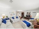 Inviting living room with plush sofas, carpeted floors, and ample natural light at 3210 Acacia St, Lutz, FL 33558
