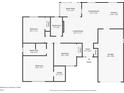Floor plan featuring dimensions for a single-Gathering home at 7509 Mesa Street, North Port, Florida at 7509 Mesa St, North Port, FL 34287