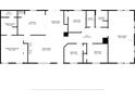 Detailed floor plan showcasing the layout of the home at 10404 Hawk Ct, Riverview, FL 33578