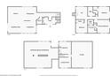 Detailed floor plan showcases the layout of the home on multiple floors at 1320 Coral S Way, St Petersburg, FL 33705