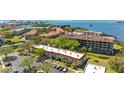 Beautiful aerial view of the waterfront community near the bay at 2700 Bayshore Blvd # 512, Dunedin, FL 34698