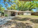 Cozy single-story house with a carport and a well-kept lawn, perfect for Gathering living at 7303 N Branch Ave, Tampa, FL 33604