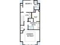 Floorplan featuring the third floor with the bedrooms and bathrooms at 6605 N Nebraska Ave # 28, Tampa, FL 33604