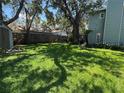 Lush backyard providing ample space for outdoor activities at 3316 S Shamrock Rd, Tampa, FL 33629