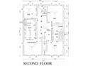 A detailed floor plan of the second story shows multiple bedrooms, bathrooms, and closet space at 4985 16Th N Ave, St Petersburg, FL 33710