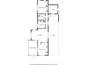Detailed floor plan showcasing the layout of the home, including bedrooms, living areas, and kitchen at 128 E Saint Johns Way, Apollo Beach, FL 33572