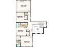 Detailed floor plan showcasing the layout of the second floor, bedrooms and bathrooms at 1725 Trailhead Ln, Zephyrhills, FL 33541
