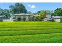 Spacious home with a manicured lawn and landscaping, beautiful front yard and driveway at 22304 Stillwood Dr, Land O Lakes, FL 34639