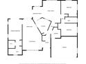 Detailed floor plan showcasing the layout of the home, including living spaces, bedrooms and bathrooms at 3323 Ringwood Mdw, Sarasota, FL 34235
