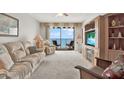 Spacious living room with a view of the ocean at 18650 Gulf Blvd # 303, Indian Shores, FL 33785