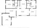 Layout of single-story home with living areas, bedrooms, eat-in kitchen, and garage at 5127 29Th S Ave, Gulfport, FL 33707