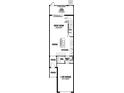 Layout of first floor, with kitchen, living, dining, lanai, foyer, porch, garage and powder room at 1143 Creek Valley Ct, Brandon, FL 33511