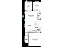 Layout of first floor with the lanai, great room, dining room, and kitchen at 3467 Timber Crossing Ave, Brandon, FL 33511