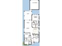 Detailed floor plan showing the layout of the home, including bedrooms, bathrooms, and living areas at 671 Allora Ave, Nokomis, FL 34275