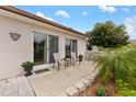 Outdoor patio with seating, perfect for relaxing and enjoying the outdoors at 1318 Moreland Dr # 108, Clearwater, FL 33764