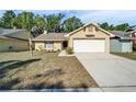 Charming one-story home with a well-manicured lawn and a two-car garage at 2033 Shadow Pine Dr, Brandon, FL 33511