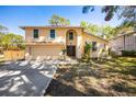 Charming two-story home featuring a two-car garage, a well-maintained front yard, and beautiful landscaping at 14323 83Rd Pl, Seminole, FL 33776
