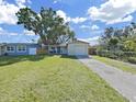 Charming single-story home with a well-manicured lawn and an attached garage at 7919 64Th N St, Pinellas Park, FL 33781