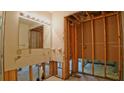 Unfinished bathroom offers a clean slate for a custom remodel at 39696 Meadowood Loop, Zephyrhills, FL 33542