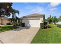 Well-maintained home with a two-car garage and manicured lawn in a residential neighborhood at 11225 Godwit Ct, New Port Richey, FL 34654