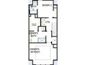Floorplan of the top level of the home, including three bedrooms and three bathrooms at 3113 4Th N Ter, St Petersburg, FL 33713
