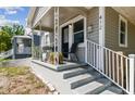 Cozy front porch with a seating area and a view of the neighborhood at 412 E Columbus Dr, Tampa, FL 33602