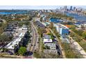 Panoramic aerial view showcasing the cityscape, waterfront, and surrounding community, near local shopping at 166 E Davis Blvd, Tampa, FL 33606