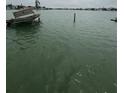 Scenic waterfront view featuring a partially collapsed wooden dock extending into calm, green water at 249 144Th Ave, Madeira Beach, FL 33708