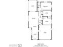 Detailed floor plan showcasing the layout of the home's rooms and dimensions at 10517 Blossom Lake Dr, Seminole, FL 33772