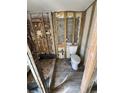 Bathroom under construction with new toilet and rough plumbing for a modern and functional space at 204 162Nd Ave, Redington Beach, FL 33708