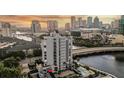 High-rise condo with a pool, overlooking city skyline and waterfront views at 600 Garrison Cove Ln # 2B, Tampa, FL 33602