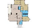 Detailed floor plan showcasing layout with spacious living areas, bedrooms, and kitchen at 600 Garrison Cove Ln # 2B, Tampa, FL 33602