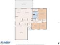 Detailed floor plan showcasing the layout of the home with clearly labeled rooms and dimensions at 5814 Silver Moon Ave, Tampa, FL 33625