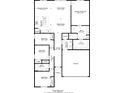A floor plan showcasing the layout of the home, including bedrooms, living spaces, and bathrooms at 9433 Channing Hill Dr, Sun City Center, FL 33573