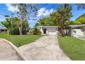 Well-maintained single-story home featuring a manicured lawn, clean lines, and a paved driveway in a great neighborhood at 10074 Bahama Ct, Seminole, FL 33776
