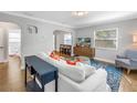 Bright living room with hardwood floors, and stylish furnishings at 3510 4Th N Ave, St Petersburg, FL 33713