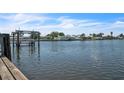 Scenic view of the water with dock access, ideal for boating and enjoying waterfront living at 4790 Shore Acres Ne Blvd, St Petersburg, FL 33703