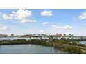 Beautiful waterfront views showcasing the tranquil bay, lush greenery, and vibrant cityscape at 31 Island Way # 505, Clearwater Beach, FL 33767