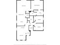Layout showing the living room, kitchen, bedrooms, bathrooms, and Gathering room at 1214 Florablu Dr, Seffner, FL 33584