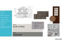 Exterior color scheme with stone and shingle roof details, featuring 'Drift of Mist' and 'Cityscape' paint at 865 53Rd Ave N, St Petersburg, FL 33703