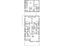 Second floor floorplan including bedrooms, bathrooms, laundry, and kitchen at 865 53Rd Ave N, St Petersburg, FL 33703