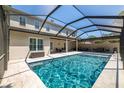 Inviting screened-in pool area complete with a sparkling pool and ample patio space for lounging at 4010 W Leona St, Tampa, FL 33629
