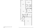 Floor plan showing the layout of the home including bedrooms, bathrooms, kitchen, and living areas at 10229 Bright Crystal Ave, Riverview, FL 33578