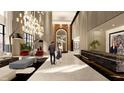 Elegant lobby with modern decor and a welcoming reception area at 520 N Tampa St # 2303, Tampa, FL 33602